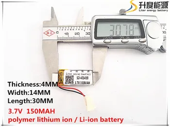 10buc [SD] 3.7 V,150mAH,[401430] Polimer litiu-ion / Li-ion pentru JUCĂRIE,POWER BANK,GPS,mp3,mp4,telefon mobil,vorbitor  10