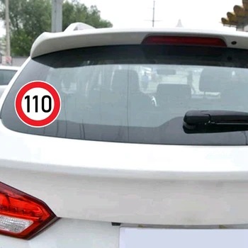 PVC-0078# Limita de Viteză (110 km), Ø 16 cm Auto-adeziv Decal Autocolant Auto Impermeabila Auto Decoruri  10