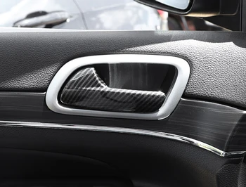 Se potrivesc Pentru Dodge Durango 2011-2022 Accesorii Auto Plastic ABS de Carbon clanța Castron Capac Ornamental 4buc  10