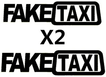 Fake Taxi Amuzant Autocolant Masina JDM Cursa de Drift Vinil Decal Auto Decor de protecție Solară rezistent la apa Accesorii,20cm*15cm  10